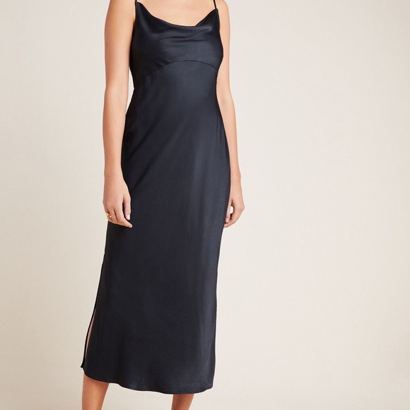 Elyse Bias Cut Midi Dress - Picture 2 of 8